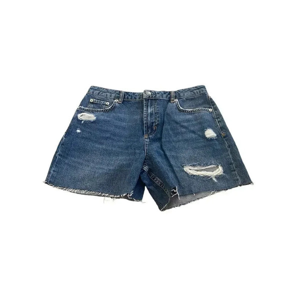 Rails Blue The Hermose Relaxed Midi Shorts Size 28 - Picture 1 of 5